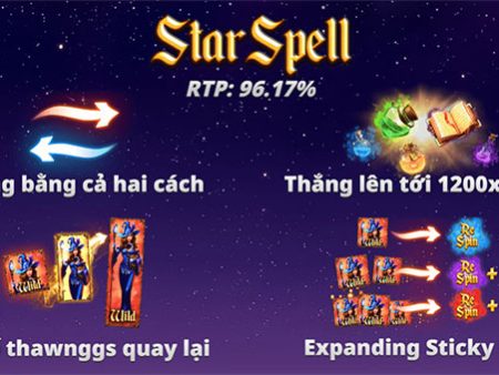 Khám phá cách chơi slot Star Spell tại nhà cái JBO